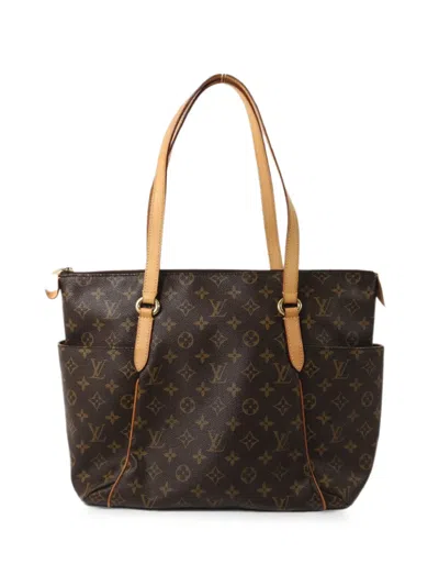 Pre-owned Louis Vuitton Totally Mm Monogram Tote Bag In Brown