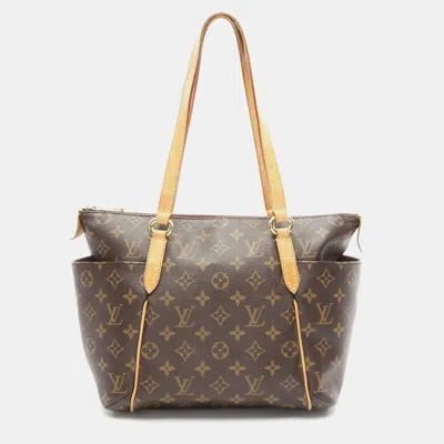 Pre-owned Louis Vuitton Totally Pm Brown Monogram Canvas Tote