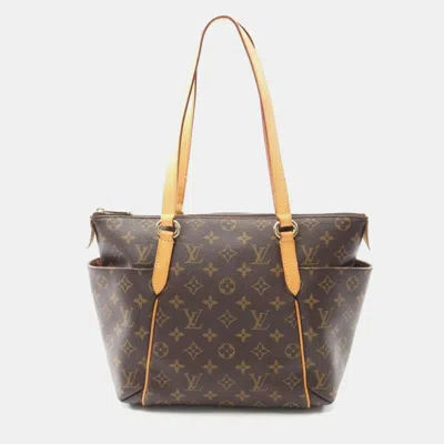 Pre-owned Louis Vuitton Totally Pm Brown Monogram Canvas Tote