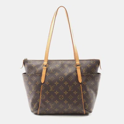Pre-owned Louis Vuitton Totally Pm Shoulder Tote Bag Monogram Canvas Brown