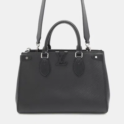 Pre-owned Louis Vuitton Tote Bag Epi Grenelle Pm Black
