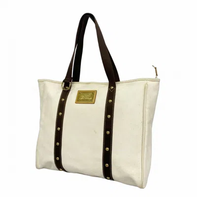 Pre-owned Louis Vuitton Tote Bag () In White
