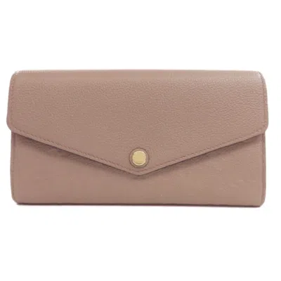 Pre-owned Louis Vuitton Tourterelle Monogram Empreinte Long Wallet (bi-fold) ()
