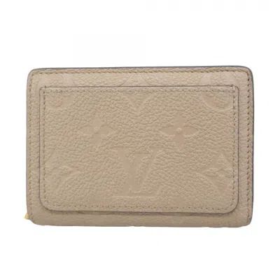 Pre-owned Louis Vuitton Tourterelle Wallet (bi-fold) () In Gray