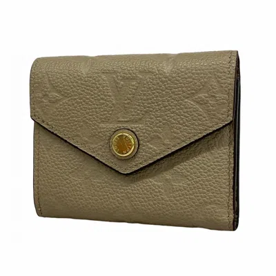 Pre-owned Louis Vuitton Tourterelle Wallet (tri-fold) ()