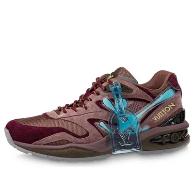Pre-owned Louis Vuitton Trail Sneakers 'burgundy Blue'
