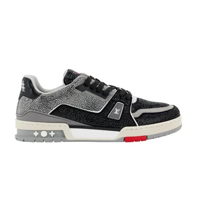 Pre-owned Louis Vuitton Trainer 'black Grey Rhinestones'