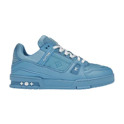 Pre-owned Louis Vuitton Trainer 'embossed Monogram - Blue'