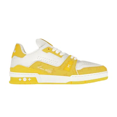 Pre-owned Louis Vuitton Trainer Low '#54 Mini Monogram - Yellow'
