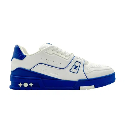 Pre-owned Louis Vuitton Trainer Low 'signature - White Blue'