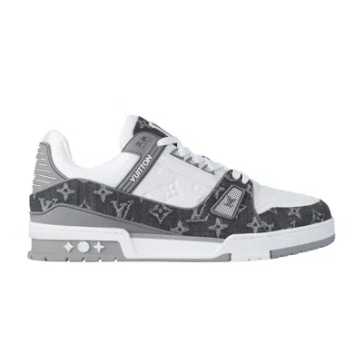Pre-owned Louis Vuitton Trainer 'monogram Denim - Grey'