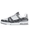 Louis Vuitton Trainer 'monogram Denim - Grey' In Gray