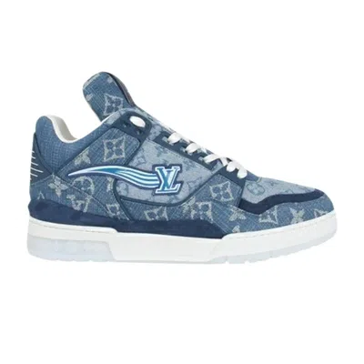 Pre-owned Louis Vuitton Trainer 'monogram Denim' In Blue