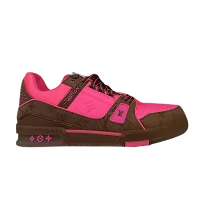 Pre-owned Louis Vuitton Trainer 'pink Monogram'