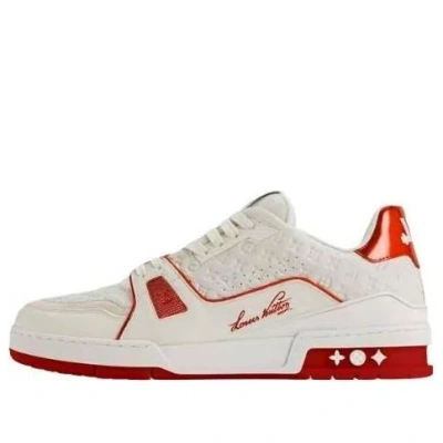 Louis Vuitton Trainer Sneaker 'red' In Multi