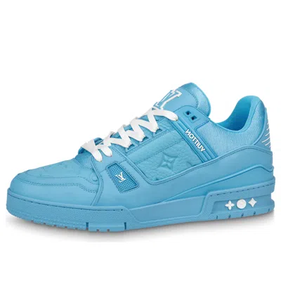 Pre-owned Louis Vuitton Trainer Sneakers 'blue'
