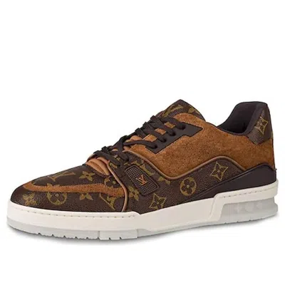 Pre-owned Louis Vuitton Trainer Sneakers 'brown Monogram' In Multi