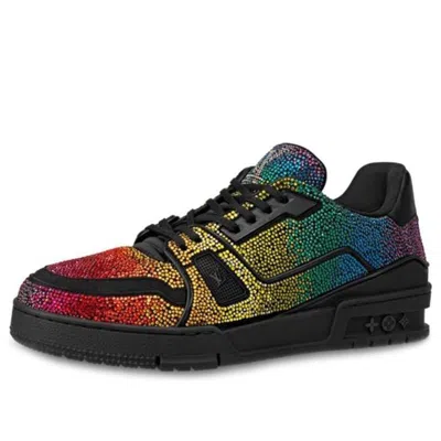 Pre-owned Louis Vuitton Trainer Sneakers 'glitter Rainbow'