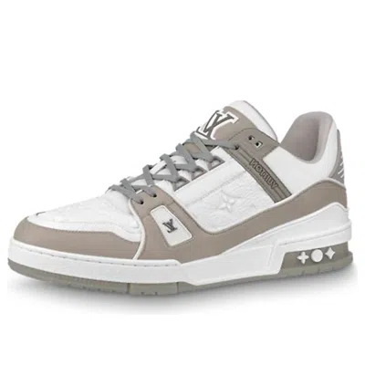 Pre-owned Louis Vuitton Trainer Sneakers 'grey White'