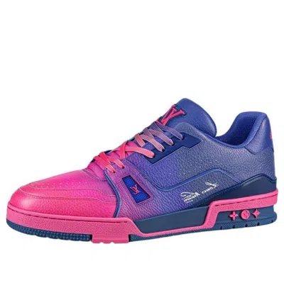 Pre-owned Louis Vuitton Trainer Sneakers 'purple Pink'