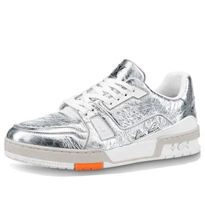 Pre-owned Louis Vuitton Trainer Sneakers 'silver'