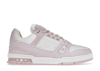 Pre-owned Louis Vuitton Trainer (women's) Sneakers In Pink/white