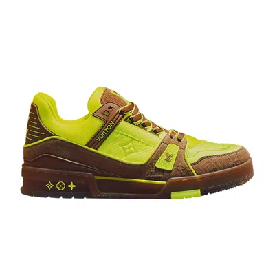 Pre-owned Louis Vuitton Trainer 'yellow Monogram'