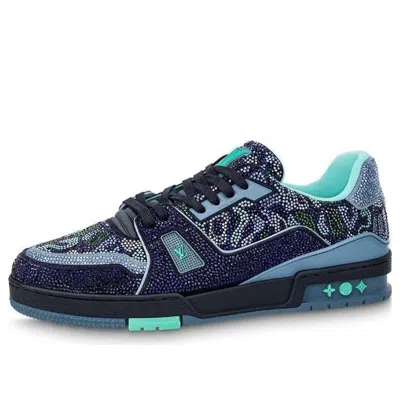 Pre-owned Louis Vuitton Trainers 'crystal Blue'
