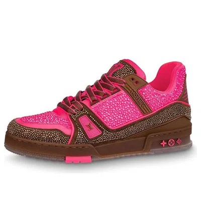 Pre-owned Louis Vuitton Trainers 'crystal Pink And Brown'