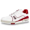 Louis Vuitton Trainers 'white Red'