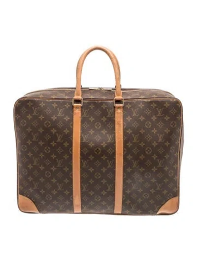 Pre-owned Louis Vuitton Travel Suitcase In Brown