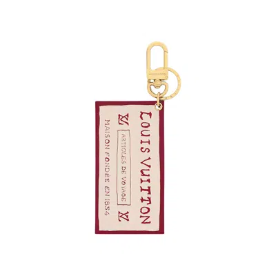 Pre-owned Louis Vuitton Travel Tag Bag Charm 'brown Monogram Canvas' | Women's Size Onesize