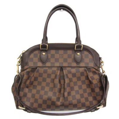 Pre-owned Louis Vuitton Trevi Brown Canvas Shoulder Bag ()