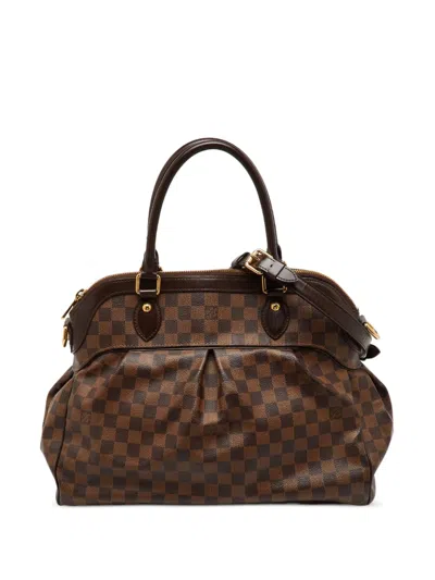 Pre-owned Louis Vuitton Trevi Pm Shoulder Bag In Brown