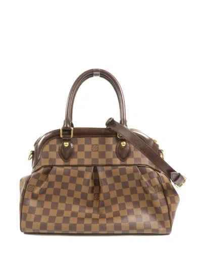 Pre-owned Louis Vuitton Trevi Tote Bag In Brown