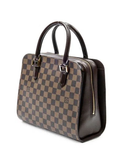 Louis Vuitton Triana Damier Ebène Handbag In Brown
