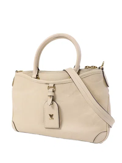 Pre-owned Louis Vuitton Trianon Pm Monogram Shoulder Bag In Neutral
