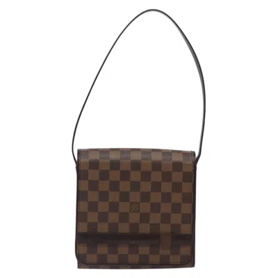 Pre-owned Louis Vuitton Tribeca Brown Canvas Shoulder Bag ()