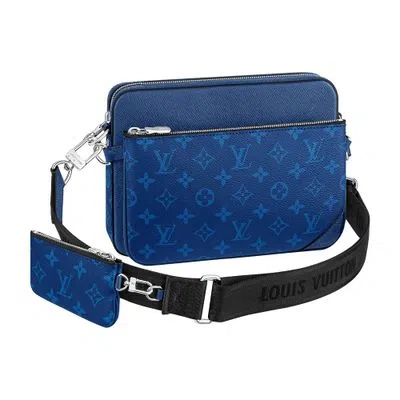 Louis Vuitton Trio Messenger Bag In Blue