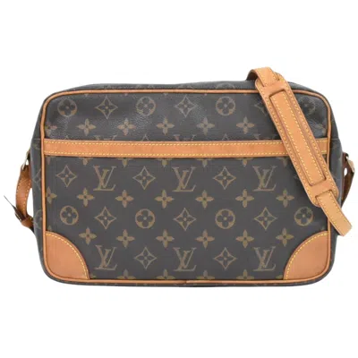 Pre-owned Louis Vuitton Trocadéro Black Canvas Shoulder Bag ()