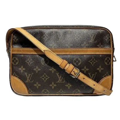 Pre-owned Louis Vuitton Trocadéro Canvas Shoulder Bag () In Brown