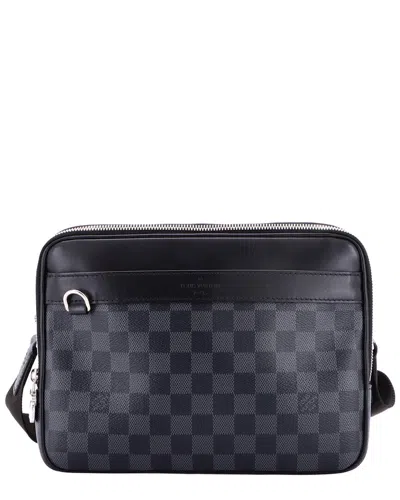 Louis Vuitton Trocadero Nm Messenger Damier Graphite Pm (authentic Pre-loved)