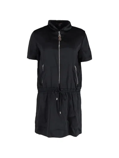 Pre-owned Louis Vuitton Trompe L'oeil Mini Dress In Black