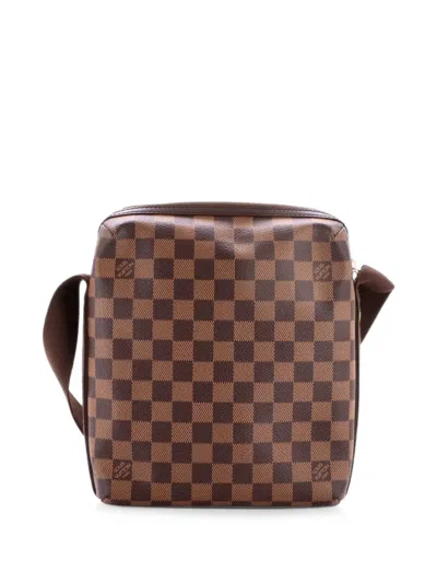 Pre-owned Louis Vuitton Trotteur Beaubourg Handbag Damier Crossbody Bag In Brown