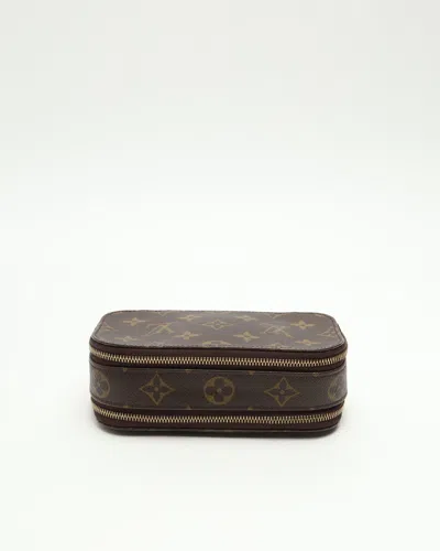 Pre-owned Louis Vuitton Trousse Brush Pm In Brown