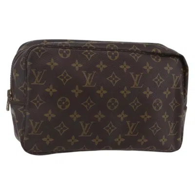 Pre-owned Louis Vuitton Trousse Toilette Monogram Canvas Brown Canvas Clutche & Pouche Bag ()