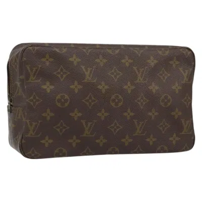 Pre-owned Louis Vuitton Trousse Toilette Monogram Canvas Brown Canvas Clutche & Pouche Bag ()