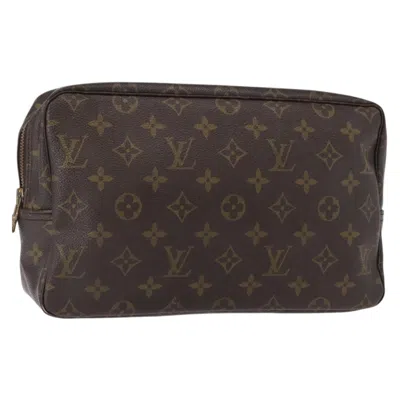 Pre-owned Louis Vuitton Trousse Toilette Monogram Canvas Brown Canvas Clutche & Pouche Bag ()