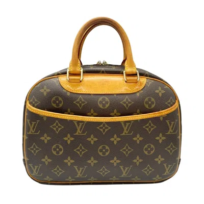 Pre-owned Louis Vuitton Trouville Canvas Handbag () In Brown