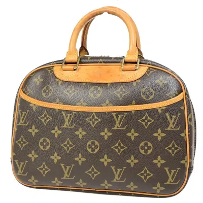 Pre-owned Louis Vuitton Trouville Canvas Handbag () In Brown